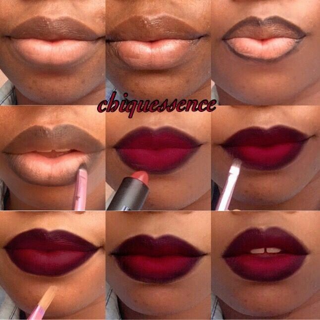 Creation of Ombre Lips